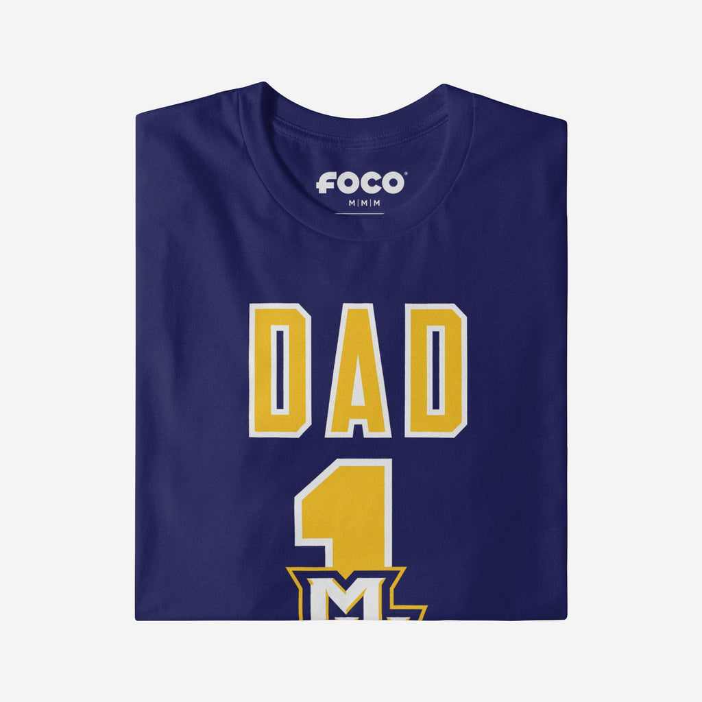 FOCO Marquette Golden Eagles Number 1 Dad T-Shirt M Men 4