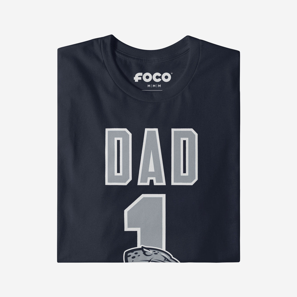 FOCO Augusta Jaguars Number 1 Dad T-Shirt Blue 2XL 4