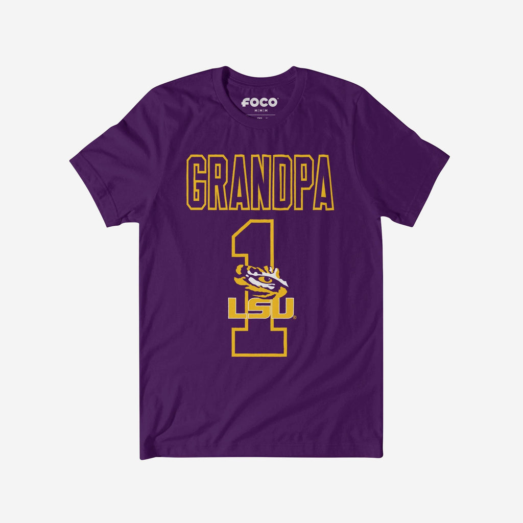 FOCO LSU Tigers Number 1 Grandpa T-Shirt - L - Herren 2