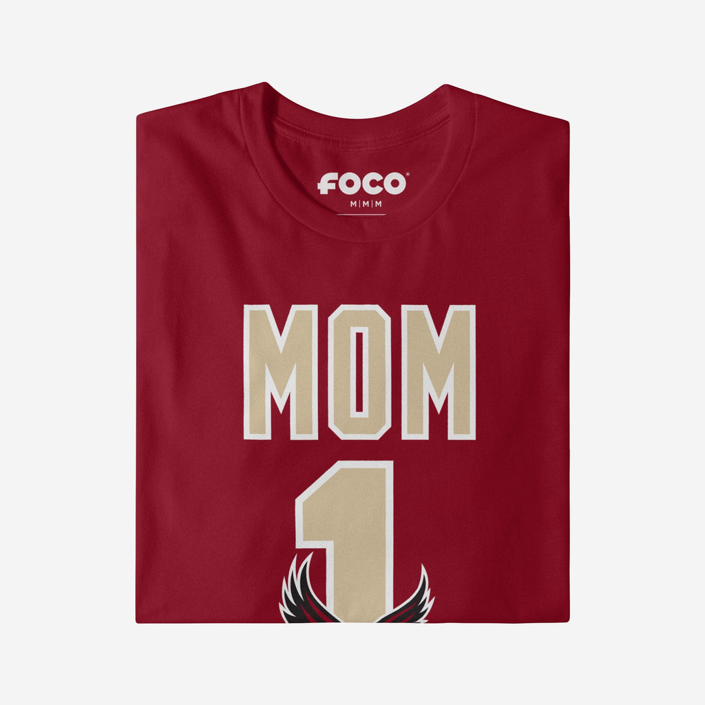 FOCO Boston College Eagles Number 1 Mom T-Shirt Maroon 3XL 4