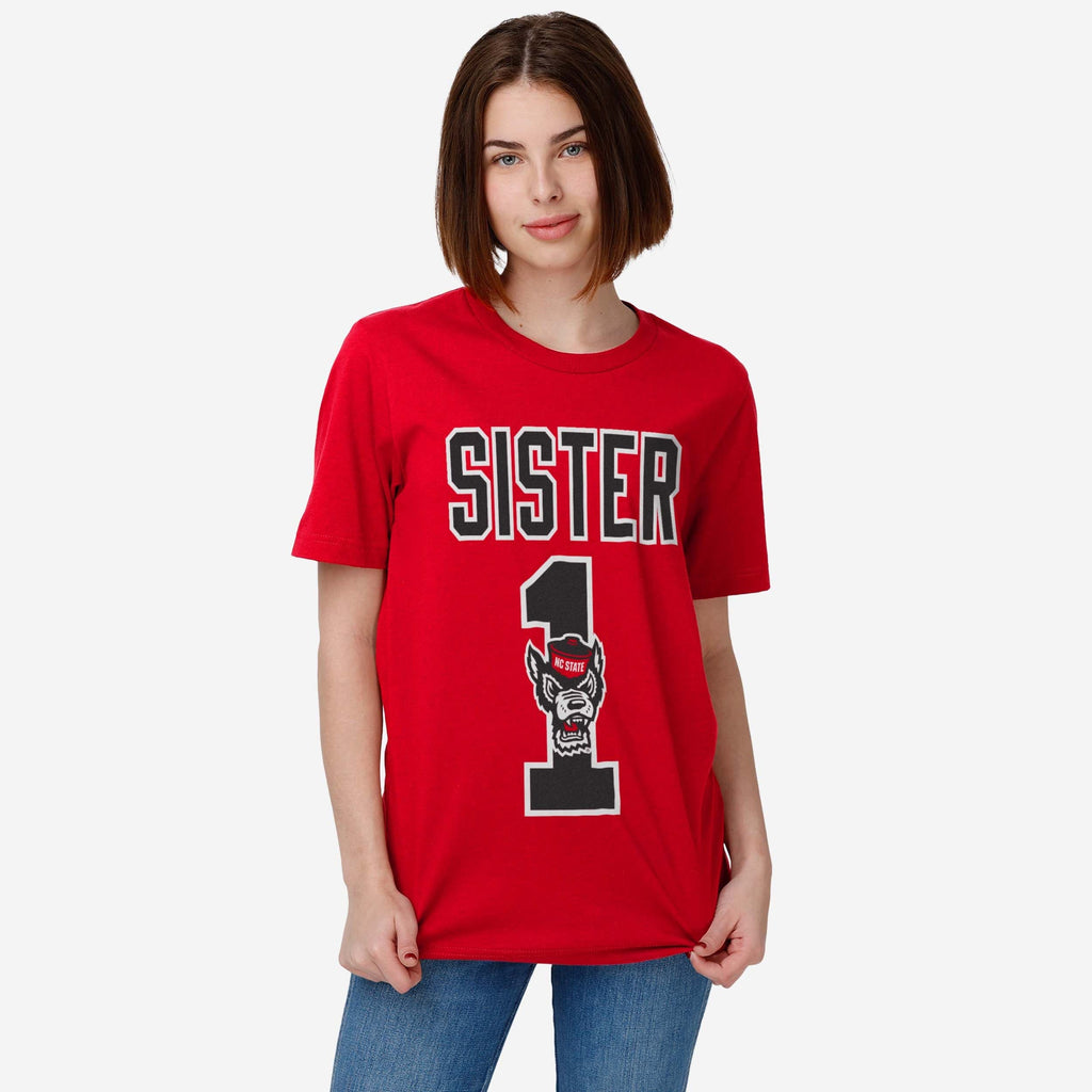 NC State Wolfpack Number 1 Sister T-Shirt FOCO