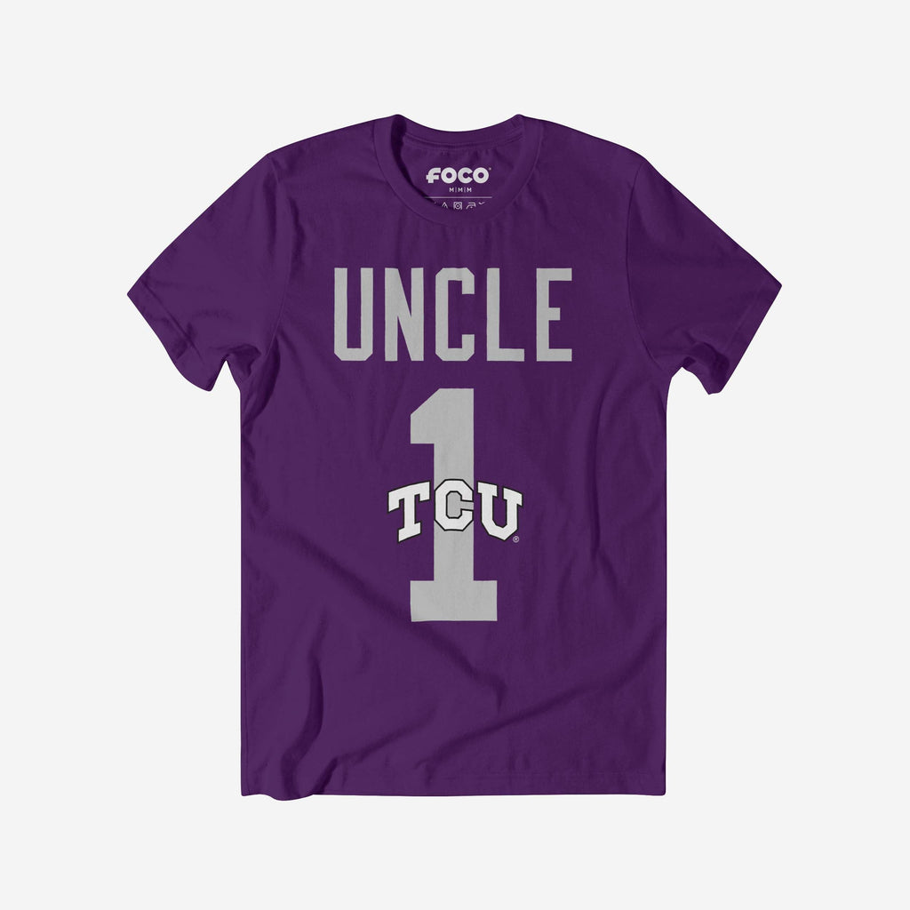 FOCO TCU Horned Frogs Number 1 Uncle T-Shirt Men Size L 2