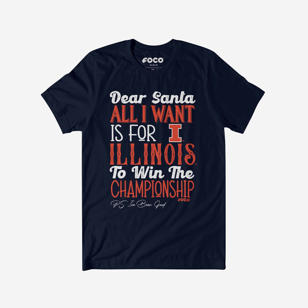 FOCO Illinois Fighting Illini All I Want T-Shirt Blue M 2