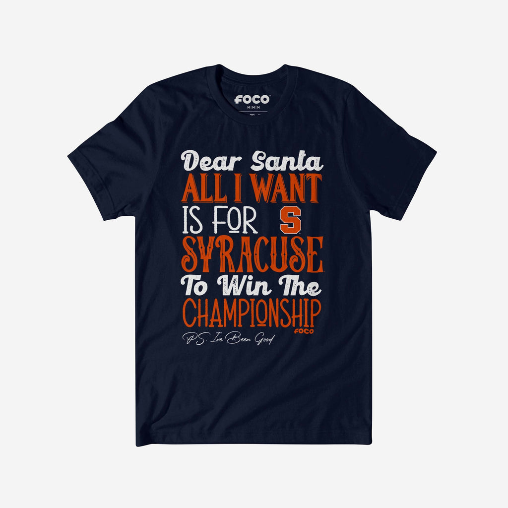Syracuse Orange All I Want T-Shirt FOCO S - FOCO.com