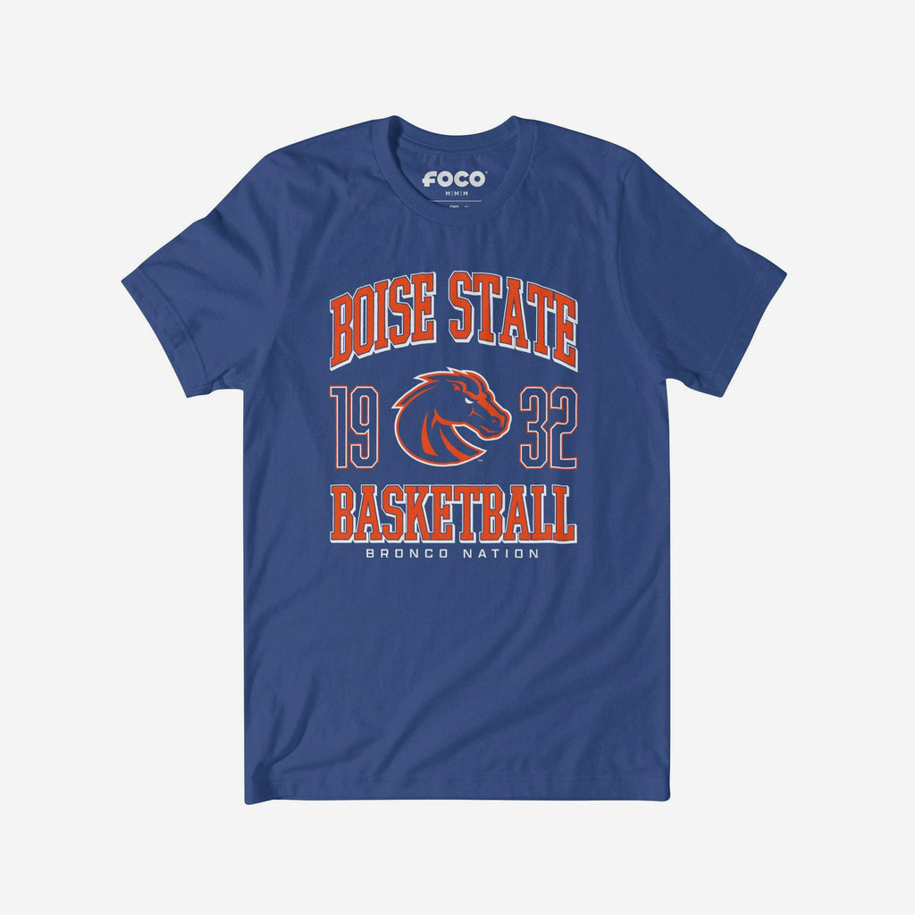 FOCO Boise State Broncos Basketball T-Shirt Blue Size S Men 2