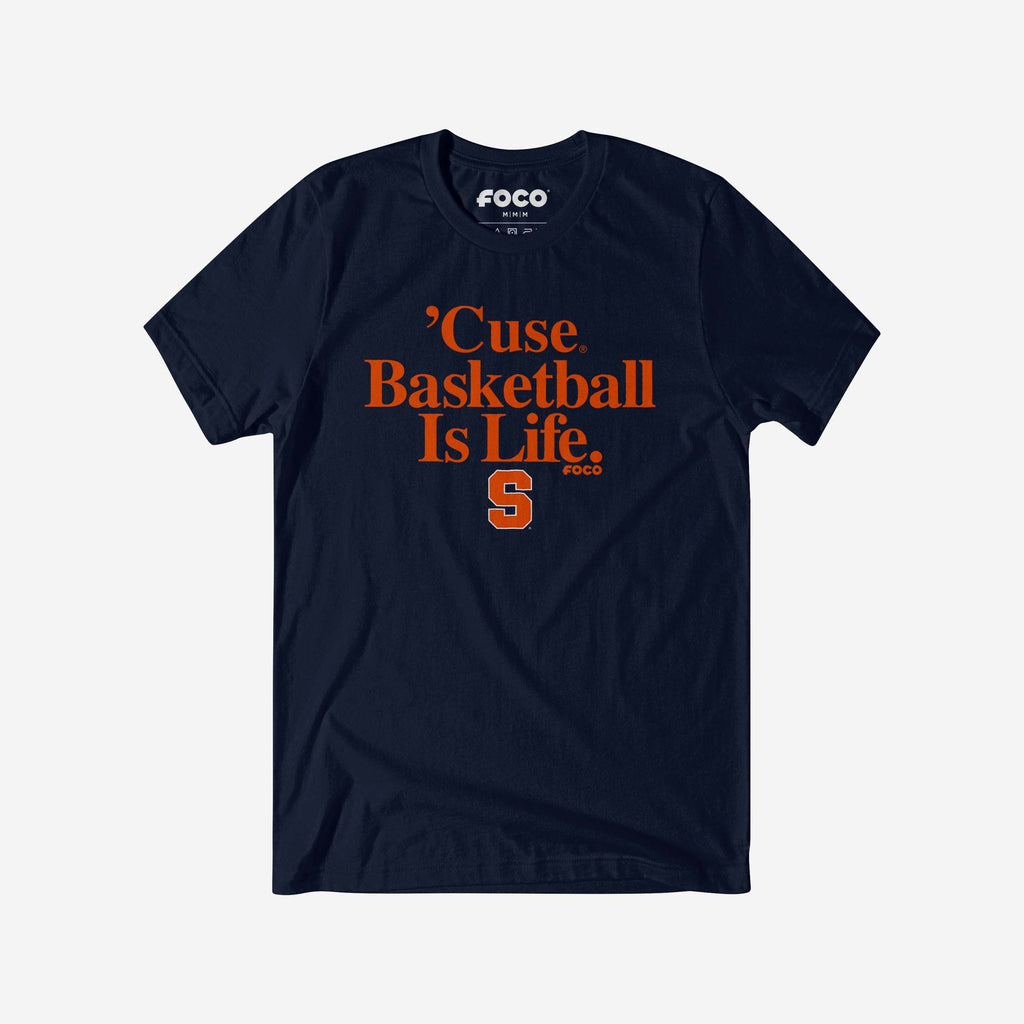 Syracuse Orange Basketball is Life T-Shirt FOCO S - FOCO.com