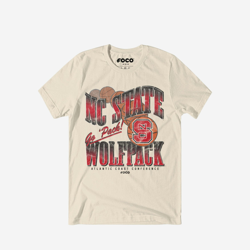 FOCO NC State Wolfpack Baller Bounce T-Shirt White L 2