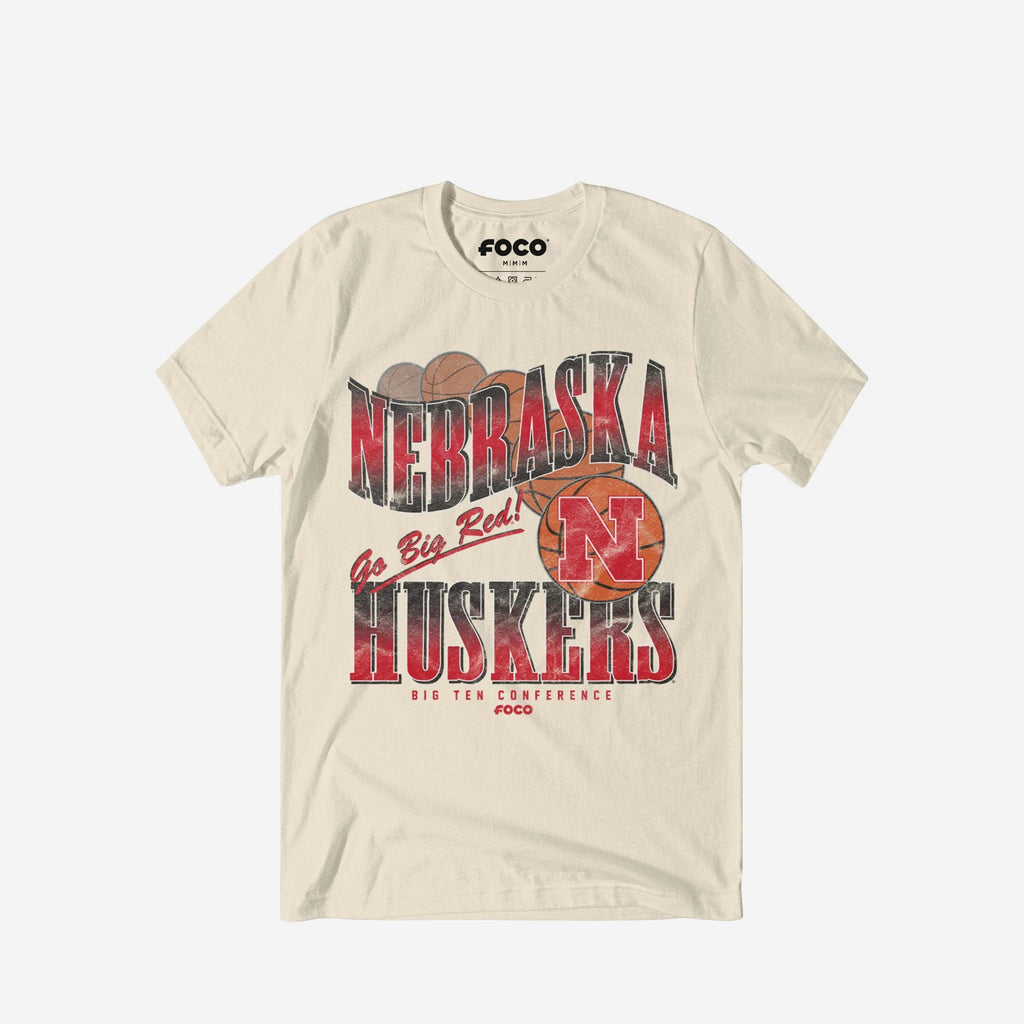 FOCO Nebraska Cornhuskers Baller Bounce T-Shirt White XL 2
