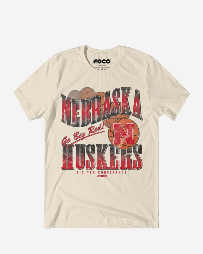 Nebraska Cornhuskers Baller Bounce T-Shirt FOCO S - FOCO.com