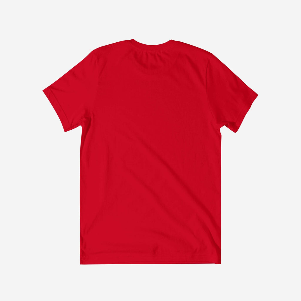 FOCO NC State Wolfpack Brushstroke Flag T-Shirt Red 2XL 4