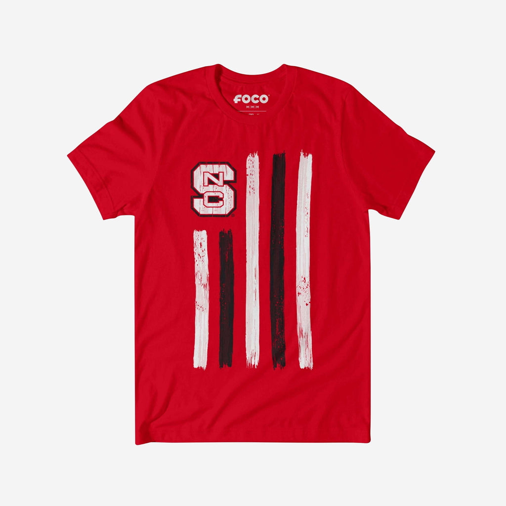 FOCO NC State Wolfpack Brushstroke Flag T-Shirt Red 2XL 2