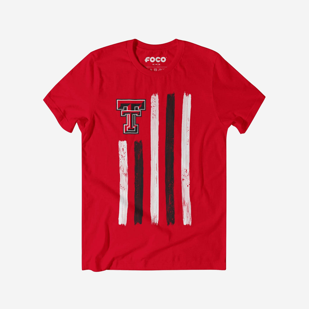 FOCO Texas Tech Red Raiders Brushstroke Flag T-Shirt Red 2XL 2