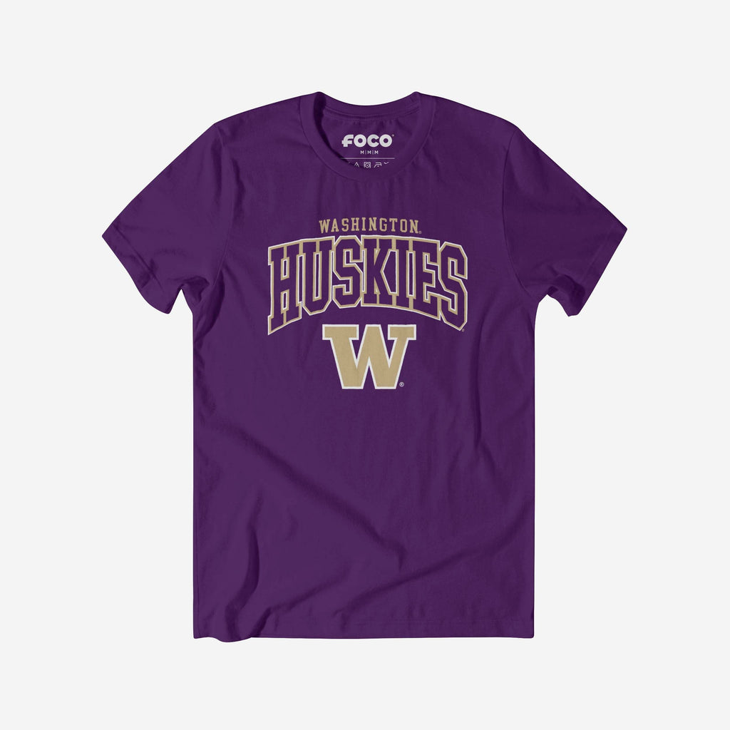 FOCO Washington Huskies Classic Logo T-Shirt - Weiß / M - Herren 2