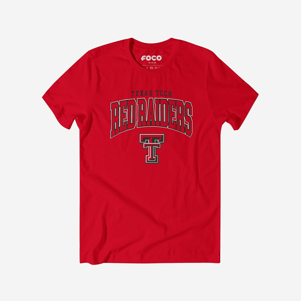 FOCO Texas Tech Red Raiders Classic Logo T-Shirt White 2XL 2