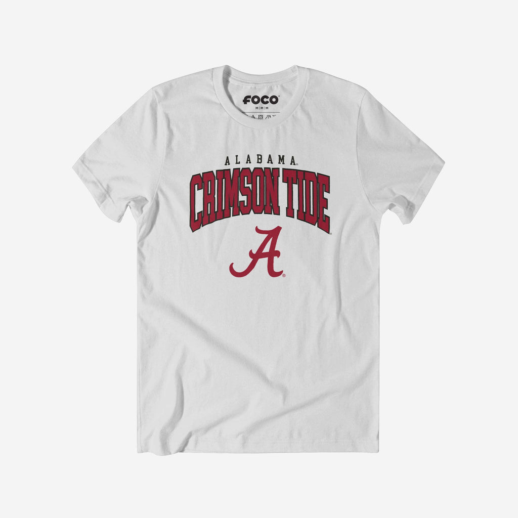 FOCO Alabama Crimson Tide Classic Logo T-Shirt White/XL 4