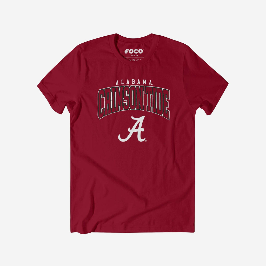 FOCO Alabama Crimson Tide Classic Logo T-Shirt White/XL 2