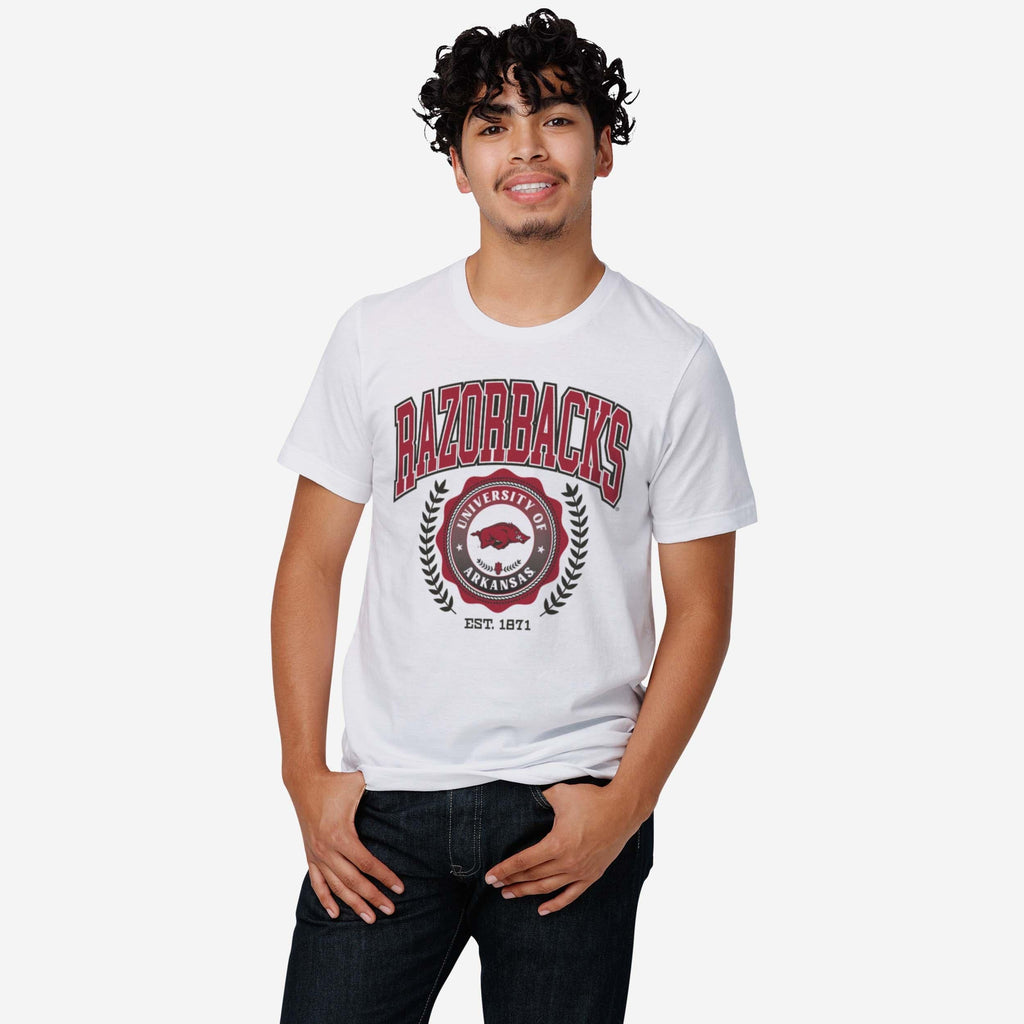 FOCO Arkansas Razorbacks Team Crest T-Shirt Cardinal 2XL 3