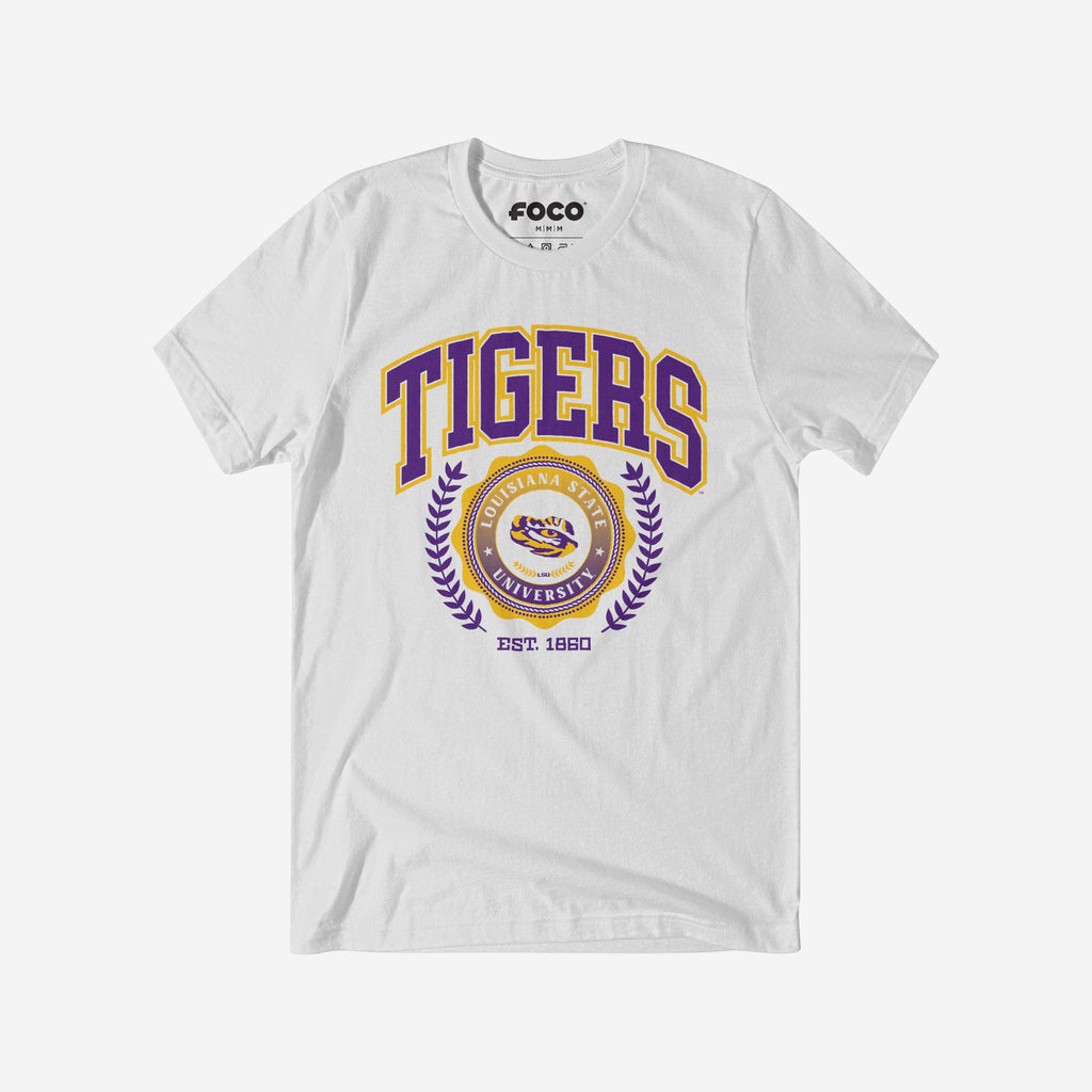 FOCO LSU Tigers Team Crest T-Shirt Purple / L 2