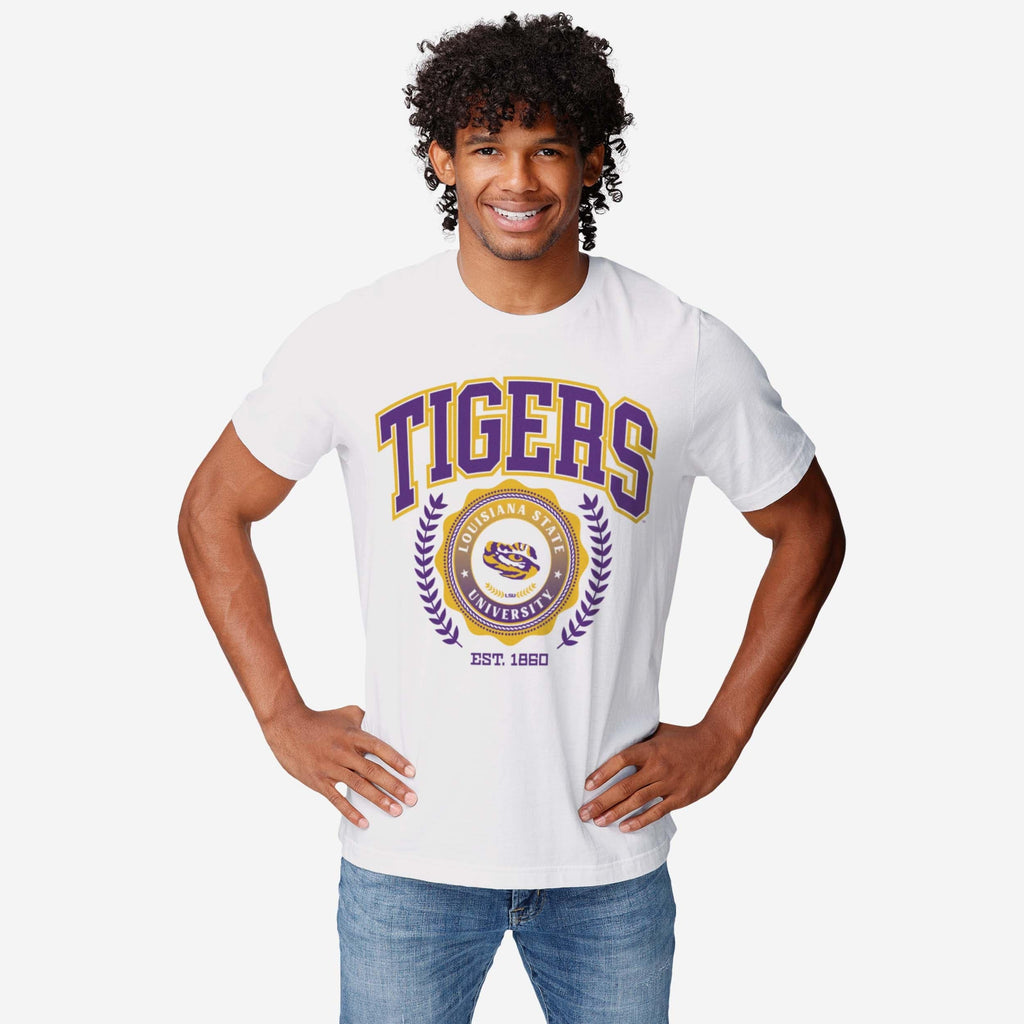 FOCO LSU Tigers Team Crest T-Shirt Purple / L 3