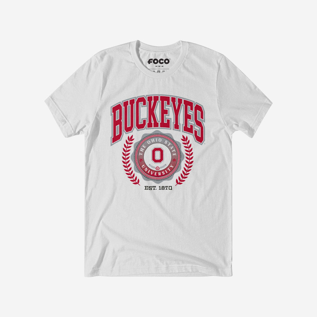 FOCO Ohio State Buckeyes Team Crest T-Shirt Red 2XL 2