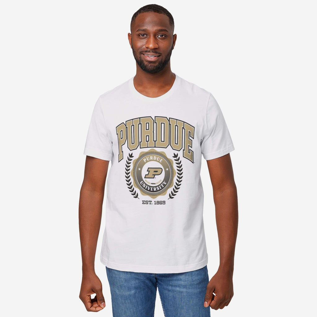 FOCO Purdue Boilermakers Team Crest T-Shirt White 2XL 3