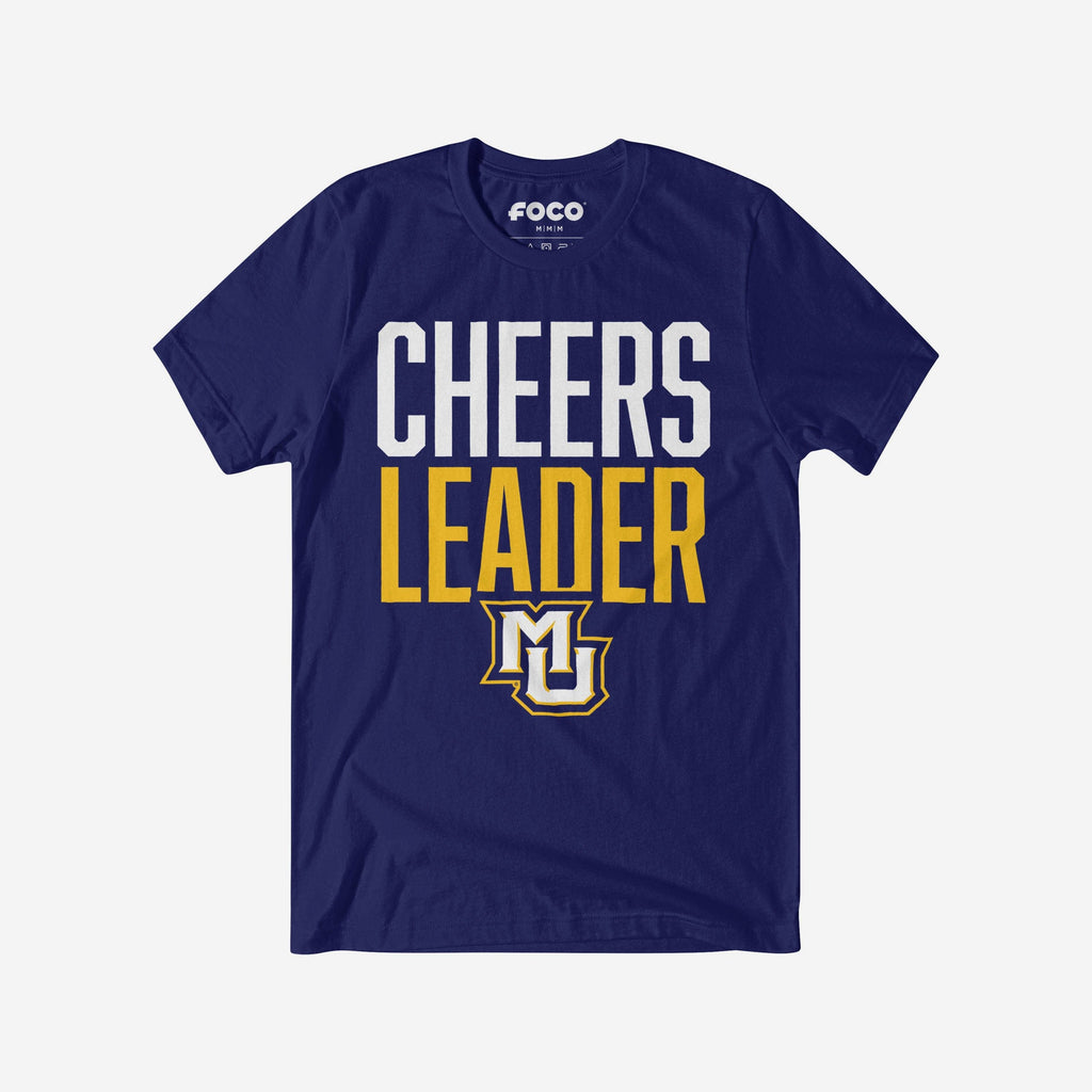 FOCO Marquette Golden Eagles Cheers Leader T-Shirt Blue L Men 2