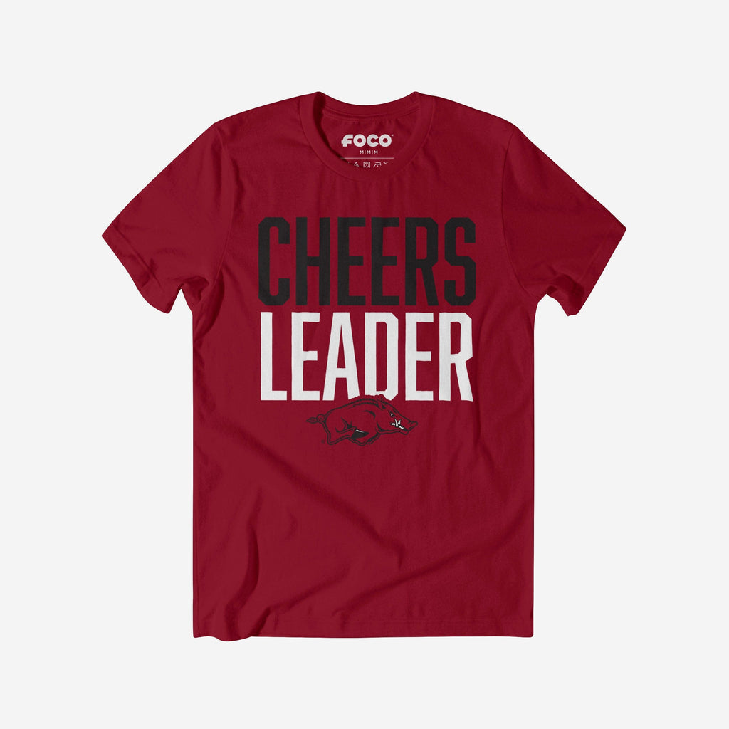 FOCO Arkansas Razorbacks Cheers Leader T-Shirt Men Size S 2