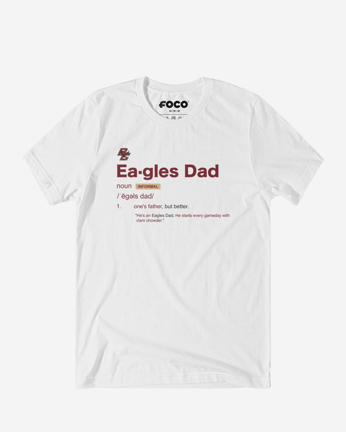 Boston College Eagles Dad Definition T-Shirt FOCO S - FOCO.com