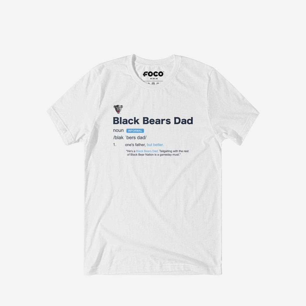 FOCO Maine Black Bears Dad Definition T-Shirt Black S Men 2