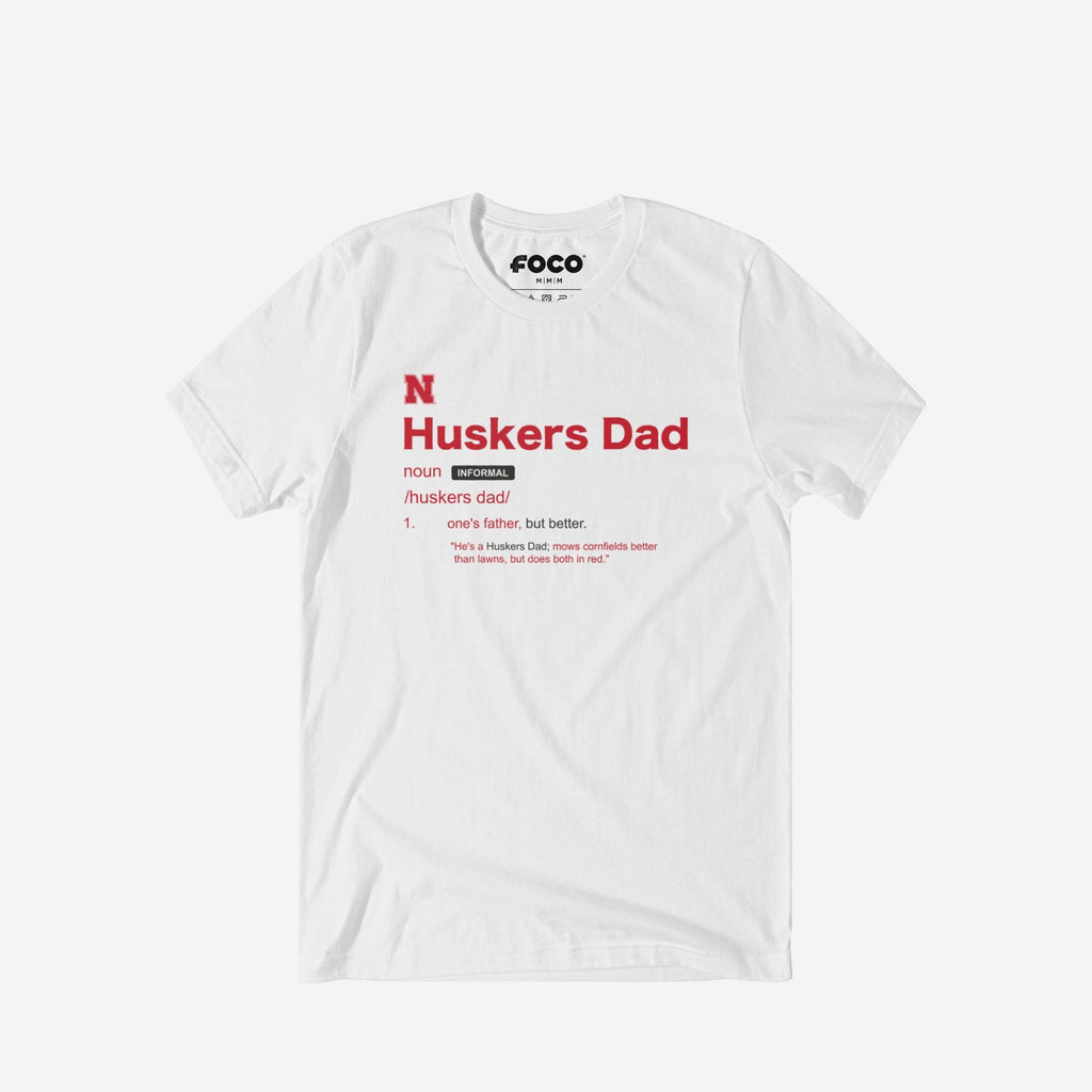 FOCO Nebraska Cornhuskers Dad Definition T-Shirt Men L 2