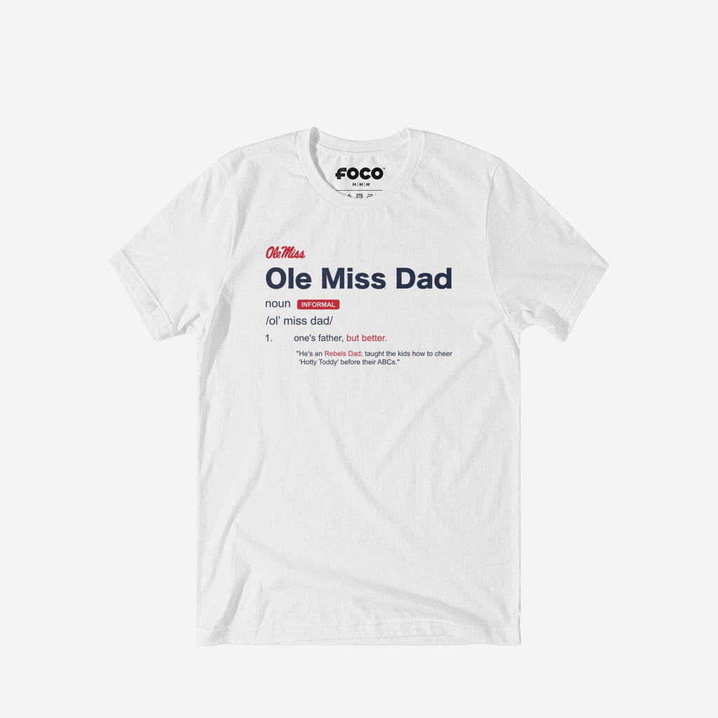FOCO Ole Miss Rebels Dad Definition T-Shirt Red M Men 2
