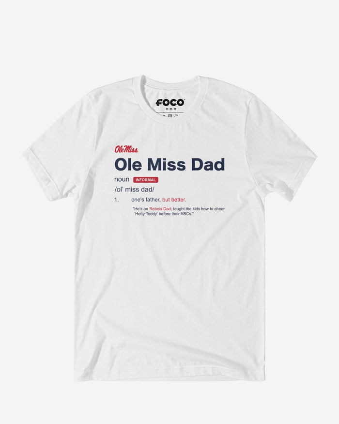 Ole Miss Rebels Dad Definition T-Shirt FOCO S - FOCO.com