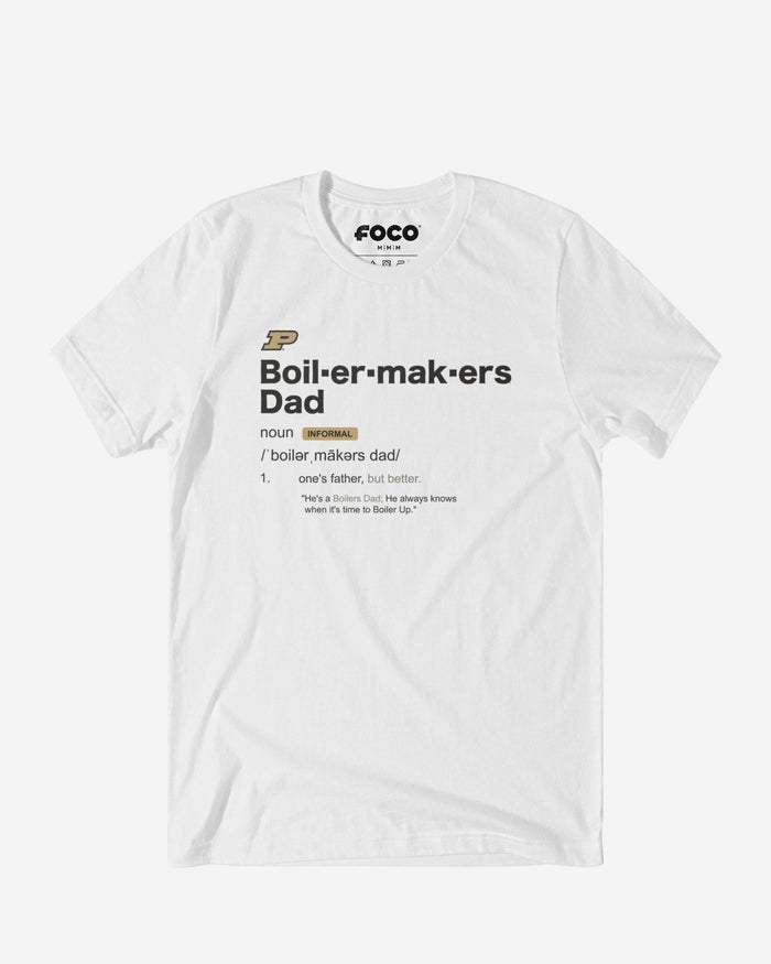 Purdue Boilermakers Dad Definition T-Shirt FOCO S - FOCO.com