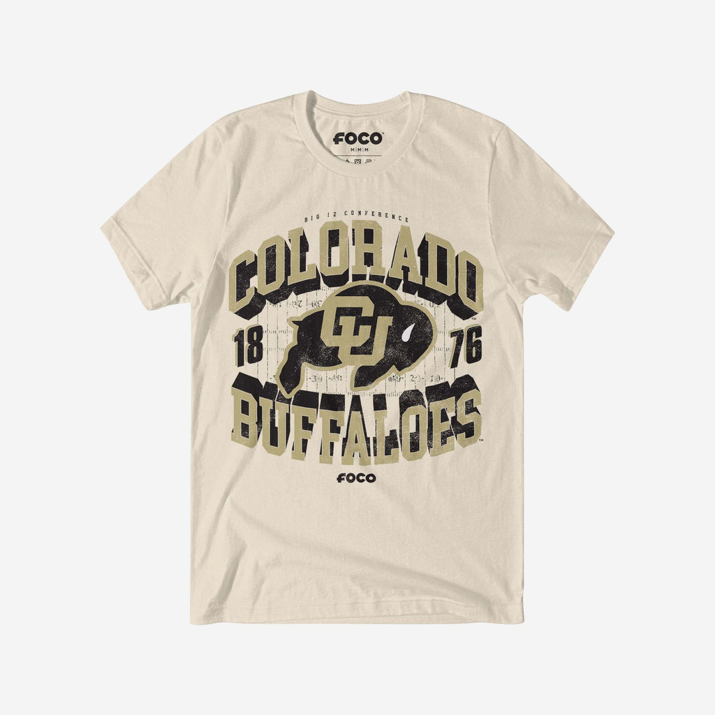 FOCO Colorado Buffaloes Field Arched Wordmark T-Shirt Black 3XL 2