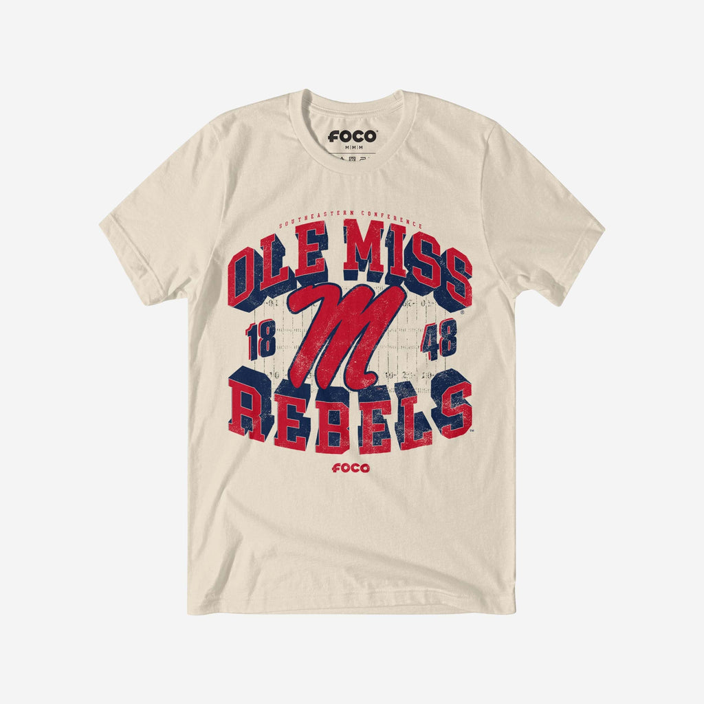 FOCO Ole Miss Rebels Field Arched Wordmark T-Shirt XL Men 2