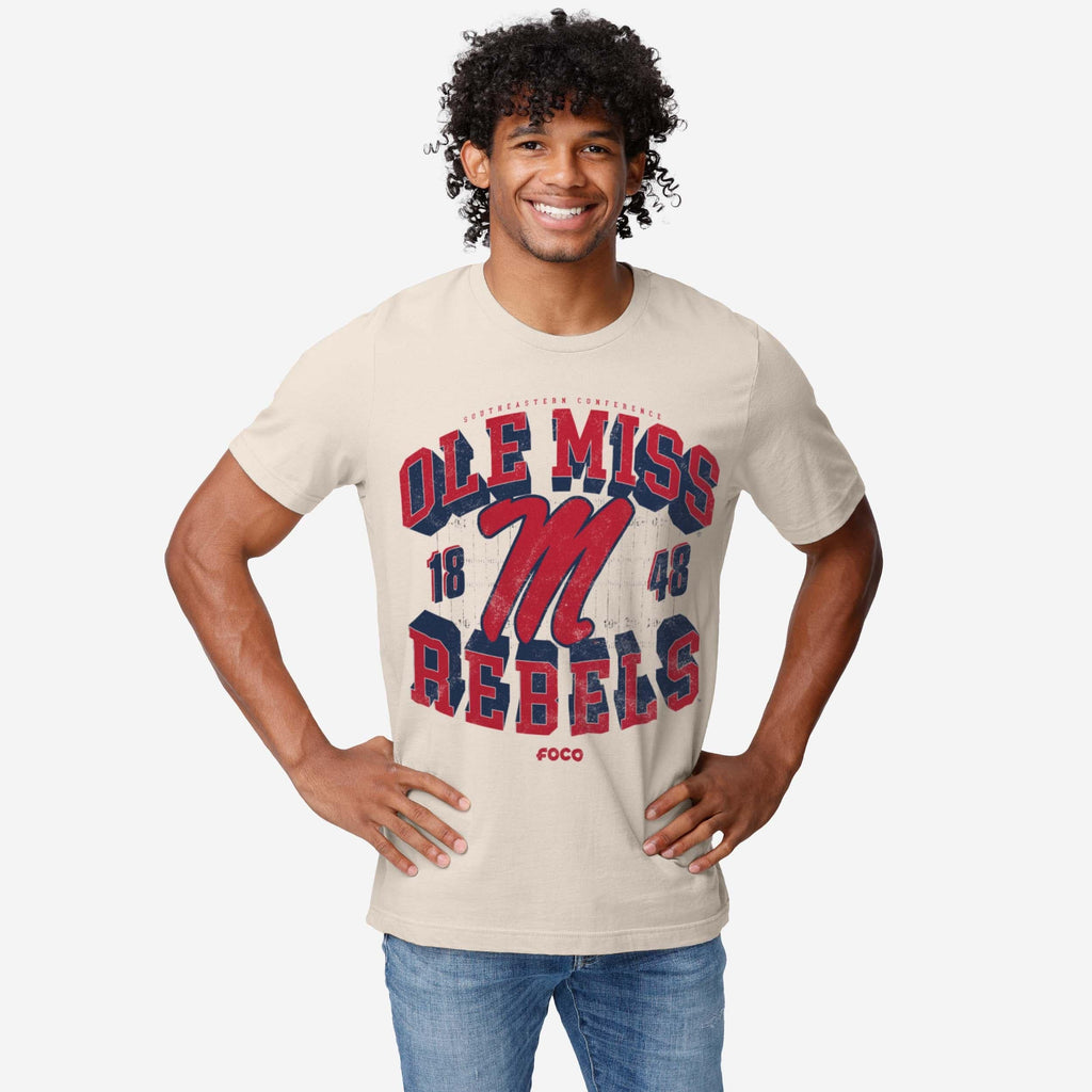FOCO Ole Miss Rebels Field Arched Wordmark T-Shirt XL Men 3