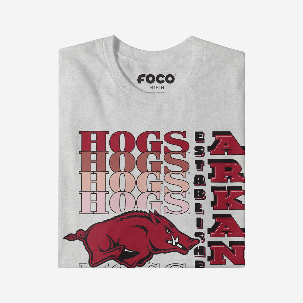 FOCO Arkansas Razorbacks Gradient Wordmark T-Shirt Black 2XL 4