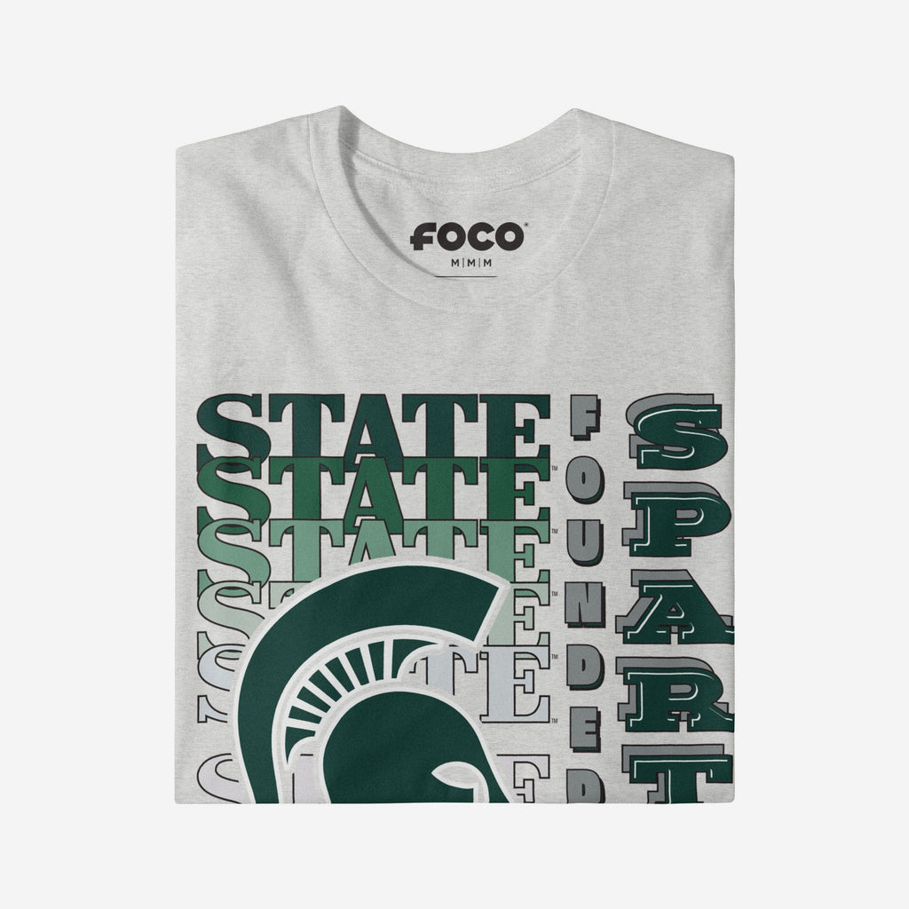 FOCO Michigan State Spartans Gradient Wordmark T-Shirt Men S 4
