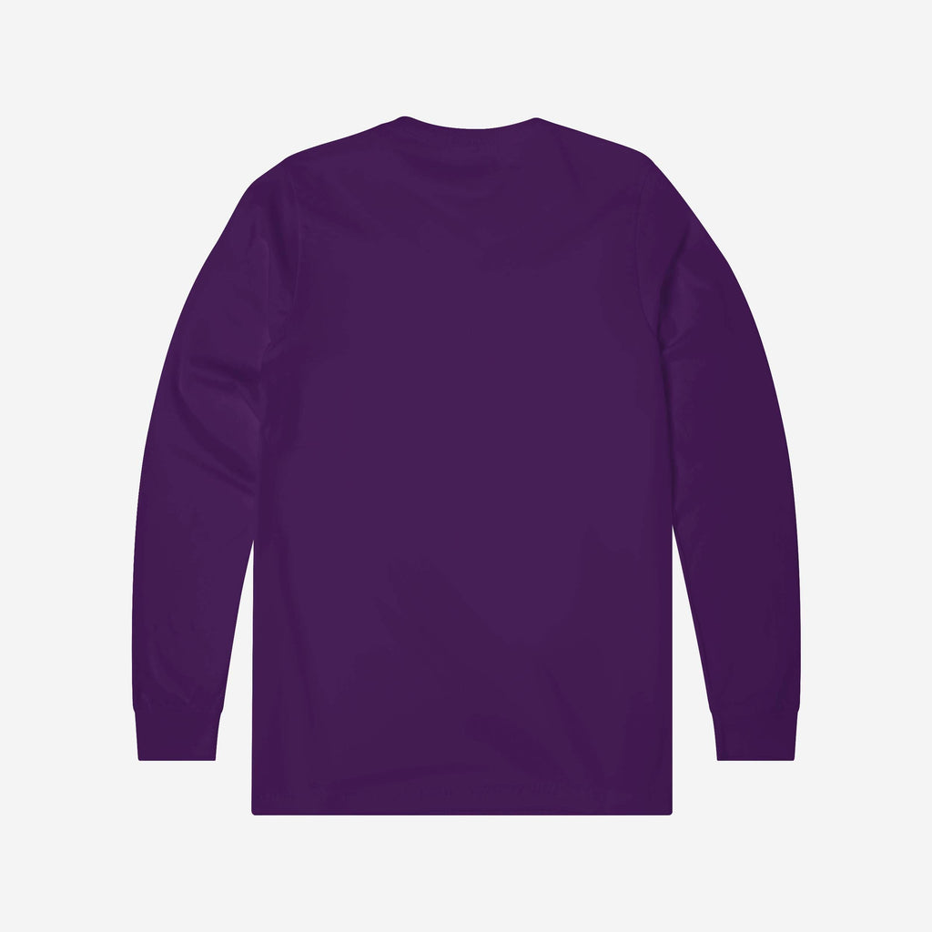 FOCO LSU Tigers Holiday Lights Long Sleeve T-Shirt Purple M Men 4