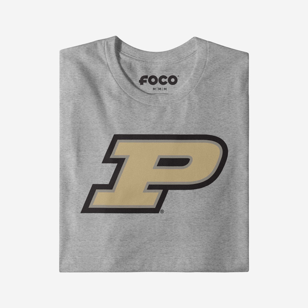 FOCO Purdue Boilermakers Primary Logo Long Sleeve T-Shirt Athletic Heather S 4