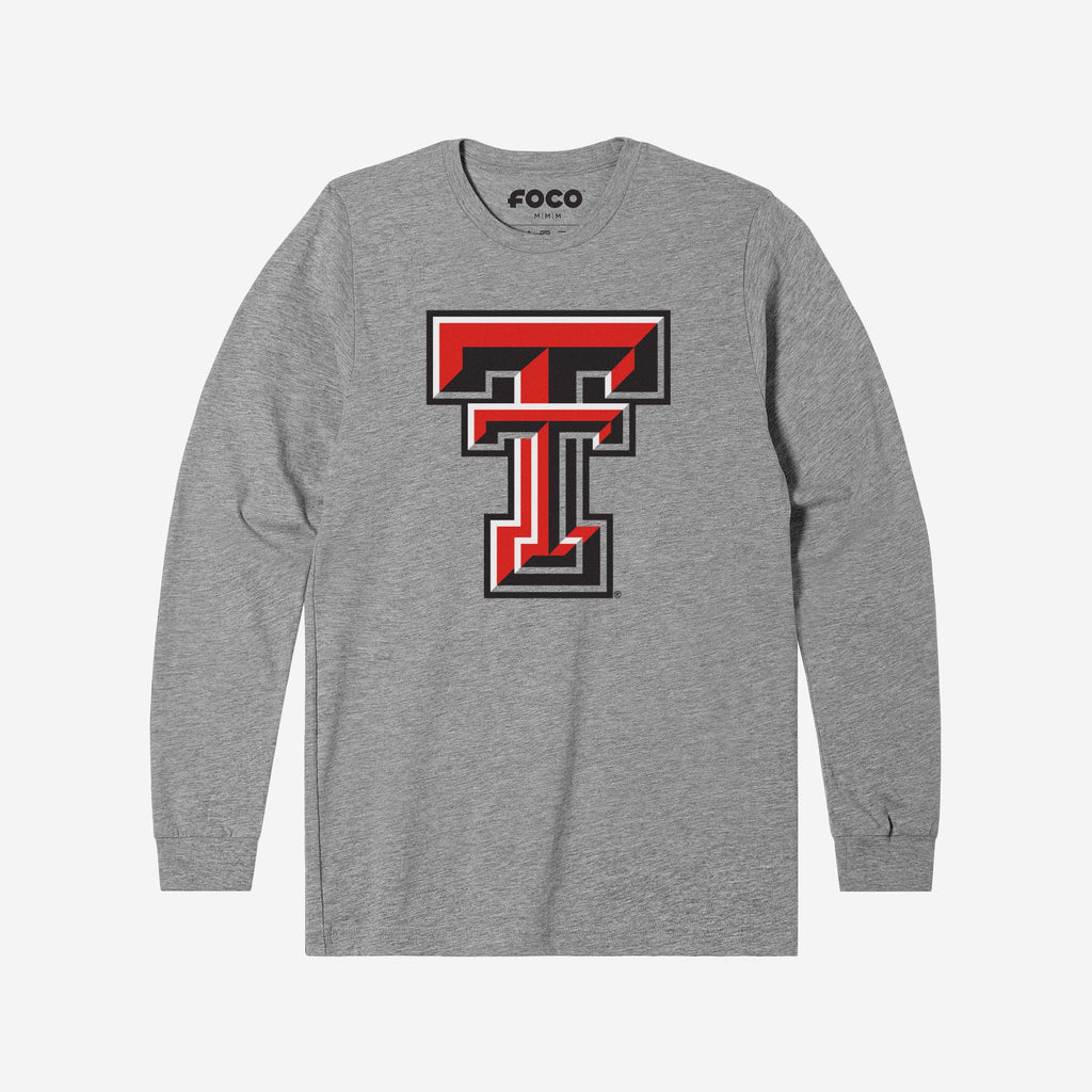 FOCO Texas Tech Red Raiders Primary Logo Long Sleeve T-Shirt Red/M 2