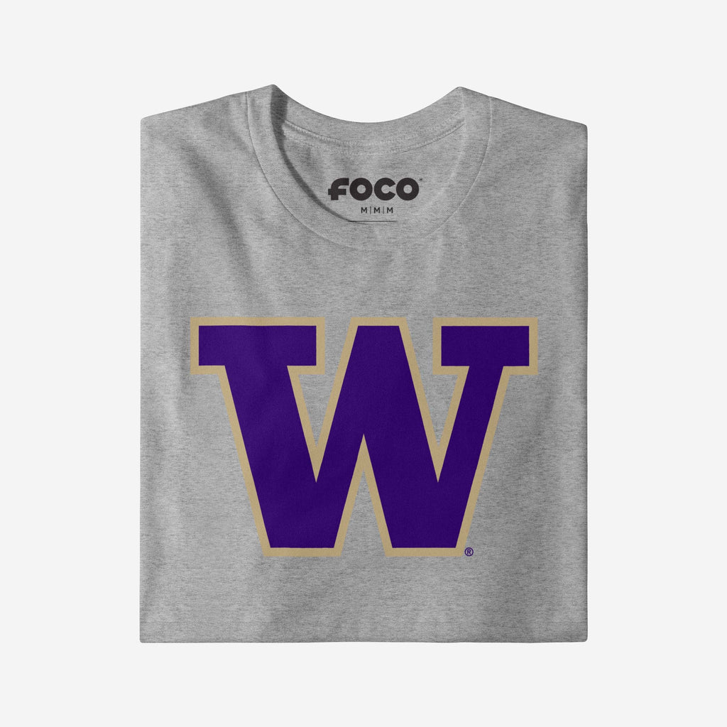 FOCO Washington Huskies Primary Logo Long Sleeve T-Shirt Black 2XL 4