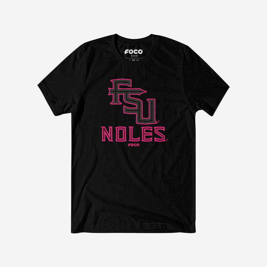 FOCO Florida State Seminoles Highlight Reel T-Shirt Black/Neon Pink M Men 2
