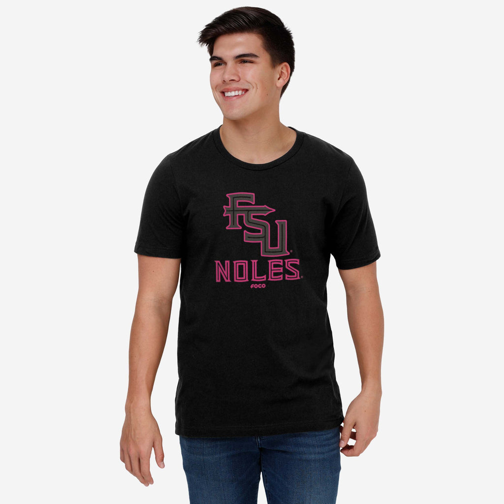 FOCO Florida State Seminoles Highlight Reel T-Shirt Black/Neon Pink M Men 3