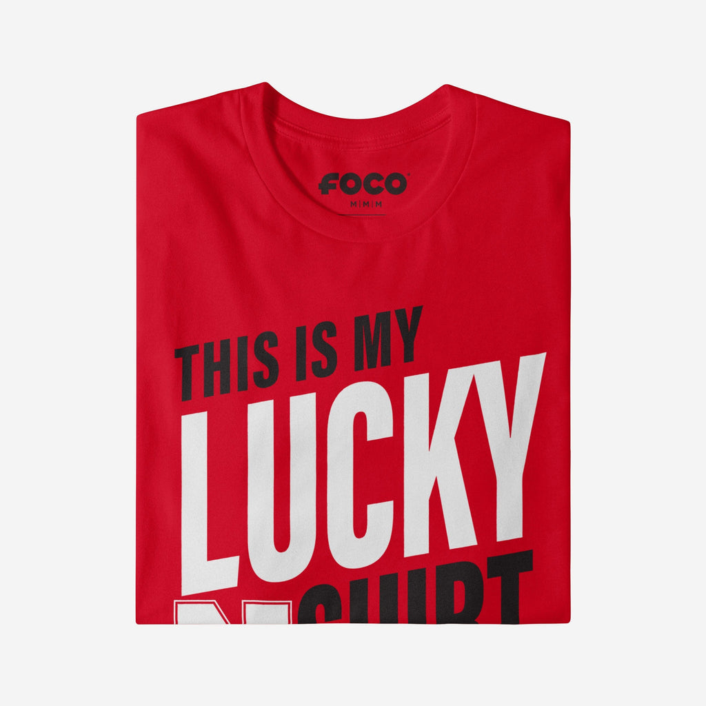 FOCO Nebraska Cornhuskers This Is My Lucky Herren T-Shirt Größe L 4