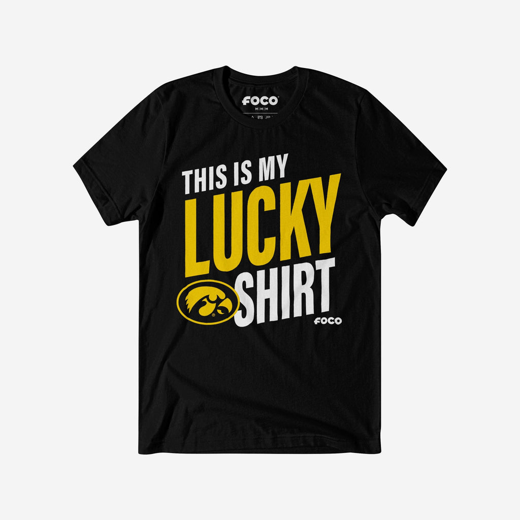 FOCO Iowa Hawkeyes This Is My Lucky T-Shirt Men Medium 2