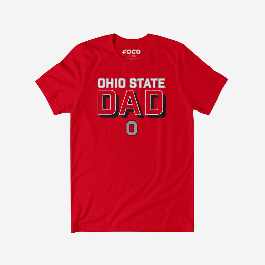 FOCO Ohio State Buckeyes Team Dad T-Shirt Men Size M 2