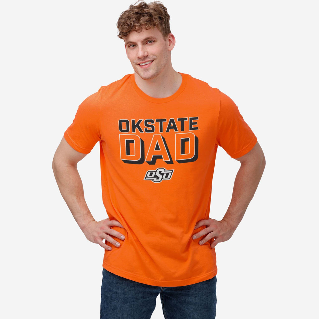 FOCO Oklahoma State Cowboys Team Dad T-Shirt Men Size L 3