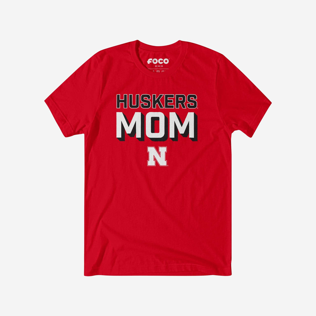 FOCO Nebraska Cornhuskers Team Mom T-Shirt Red 3XL 2