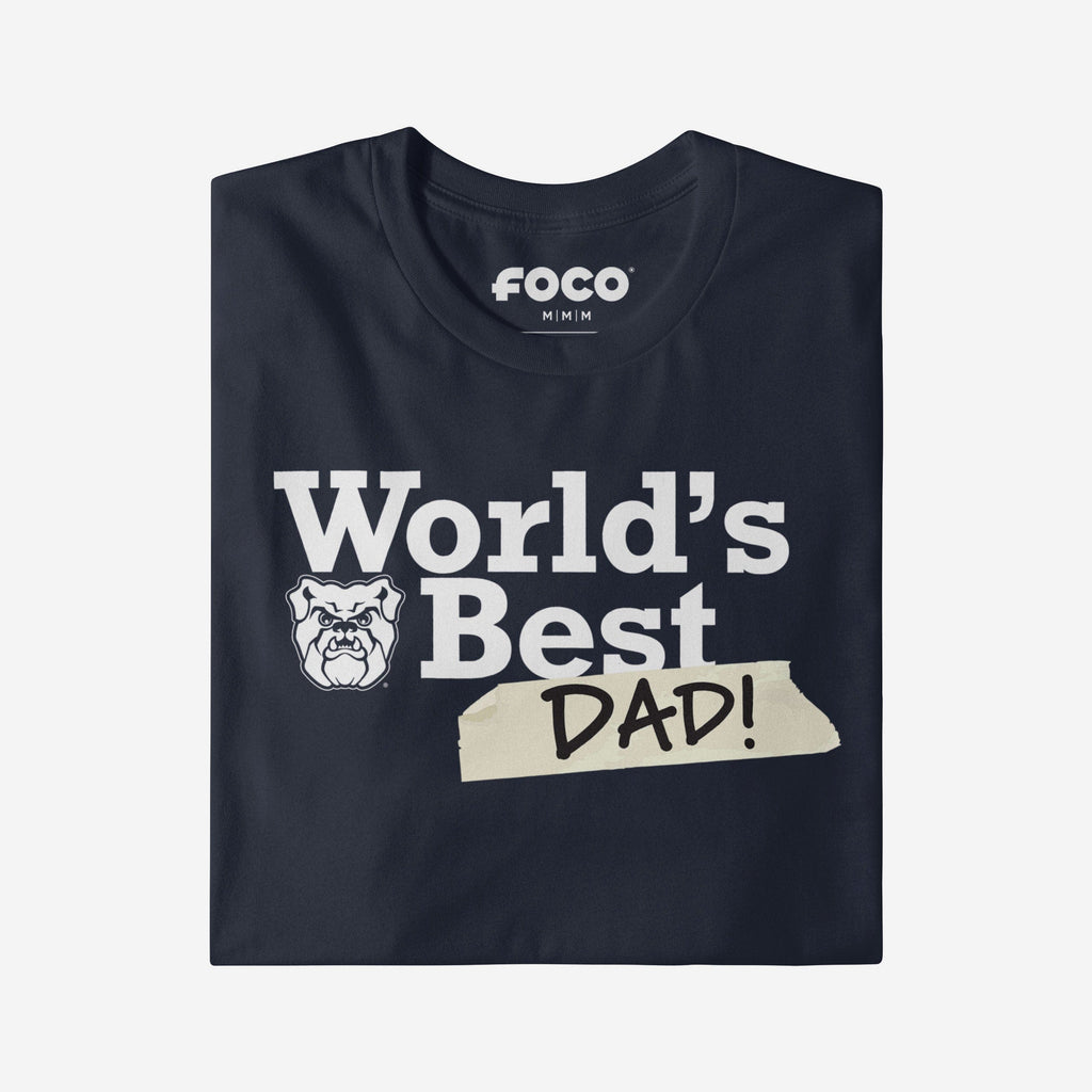 FOCO Butler Bulldogs World's Best Dad T-Shirt Blue 2XL 4